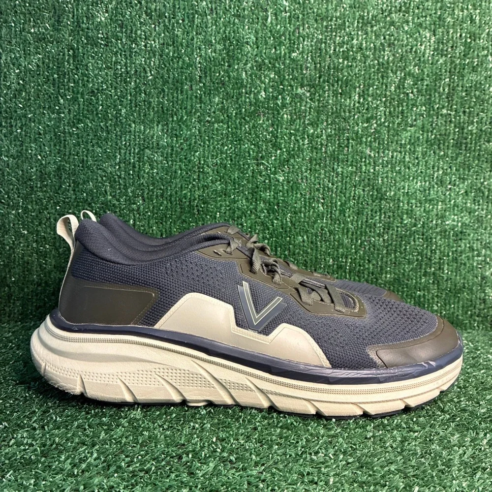 Vionic Walk Max Orthotic Arch Support Mesh Active Walking Sneakers Grey Mens 10